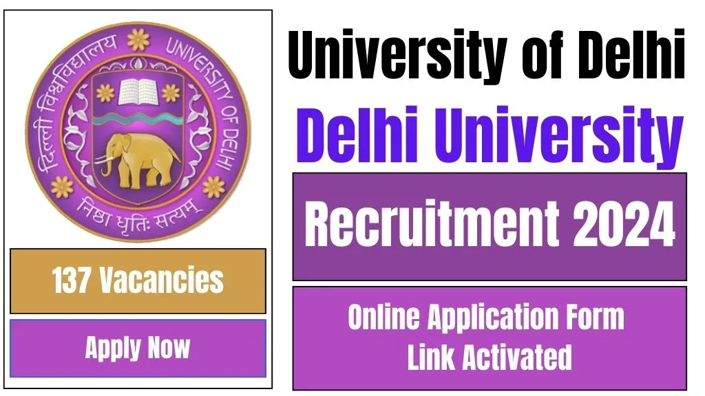 Delhi University Recruitment 2024