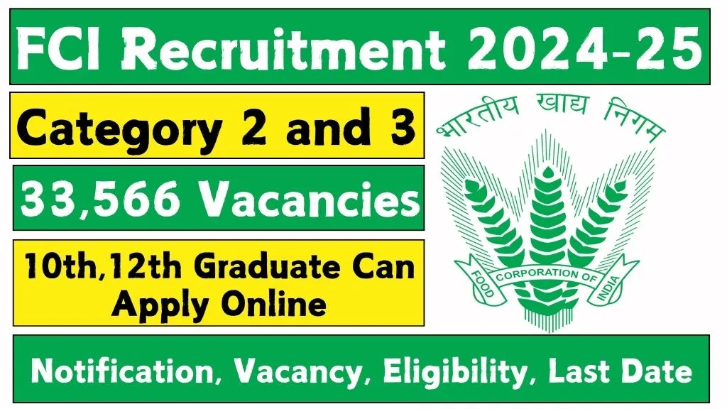 FCI Recruitment 2024-25