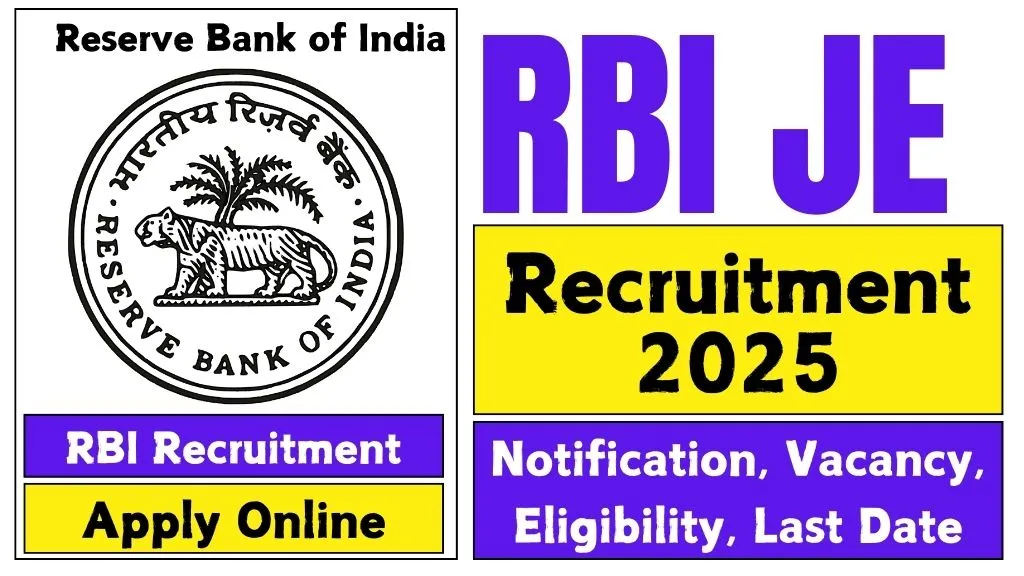 RBI JE Recruitment 2025