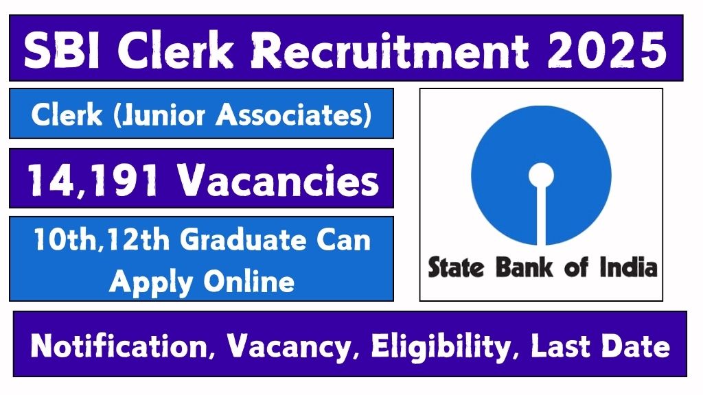 SBI Clerk Recruitment 2025