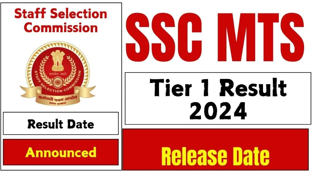 SSC MTS Tier 1 Result 2024