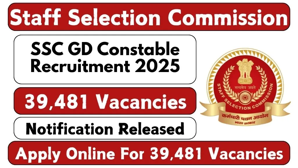 SSC GD Constable Recruitment 2025